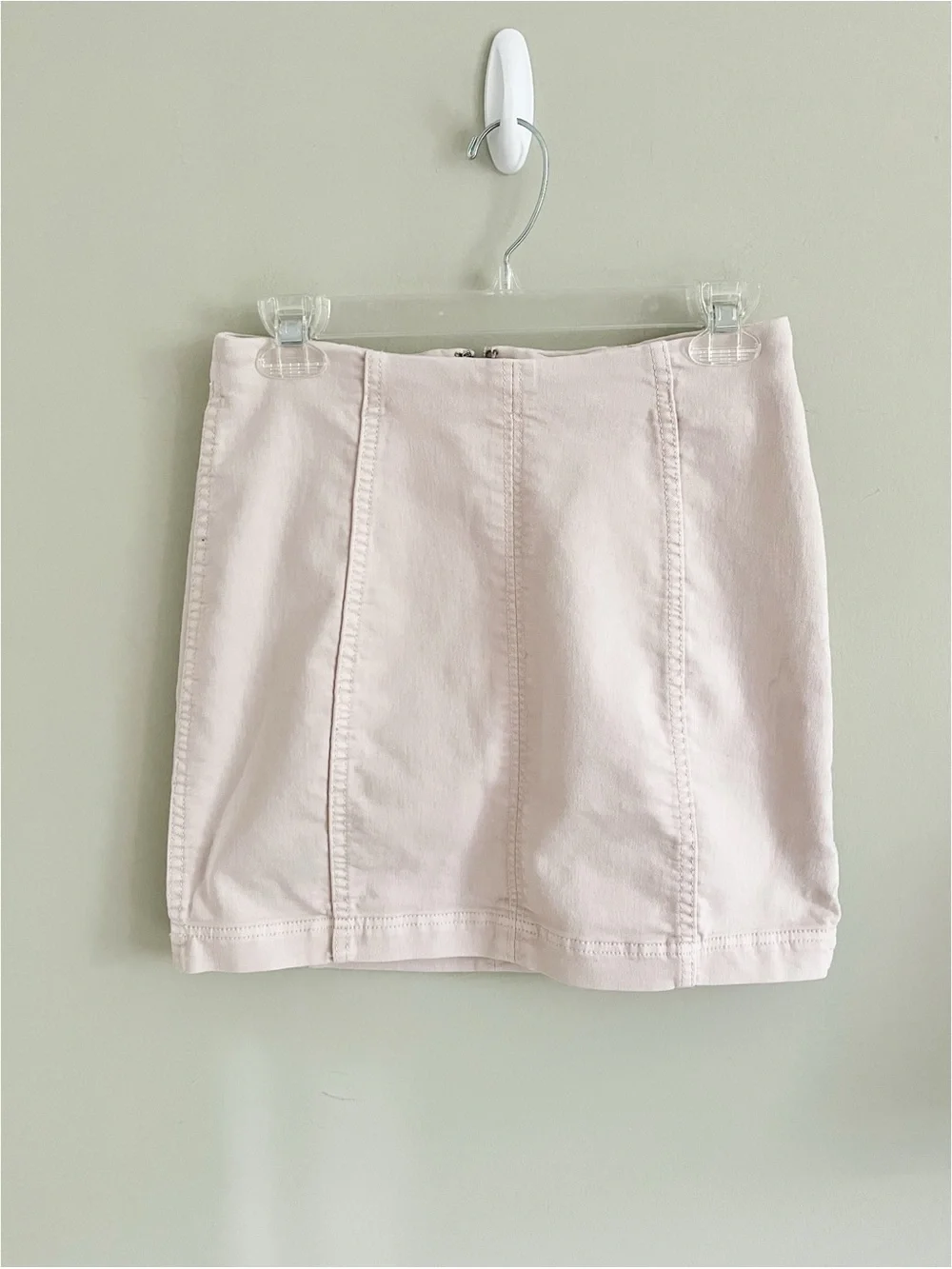 Free People blush pink mini skirt sz 5